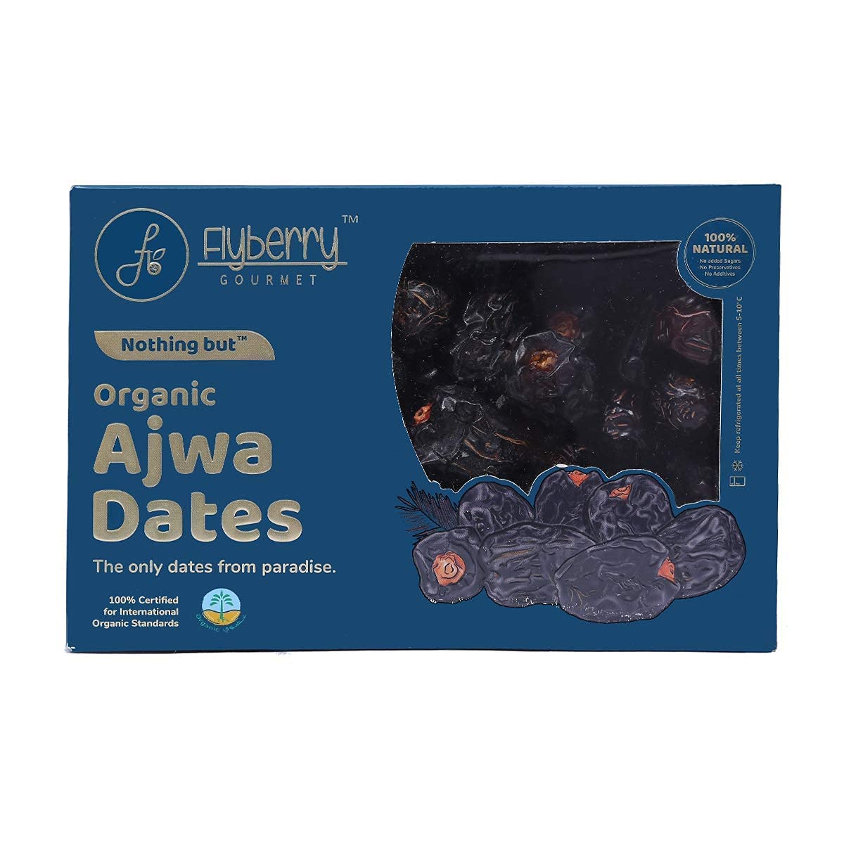 Flyberry Gourmet Organic Ajwa Dates | Dried Ajwa Khajoor | Best for Kids & Adults | Healthy & Tasty | Rich Source Of Protein | Antioxidant | 400g Organic Ajwa Dates (B08JCK33RP) Amazon Price History, Amazon Price Tracker