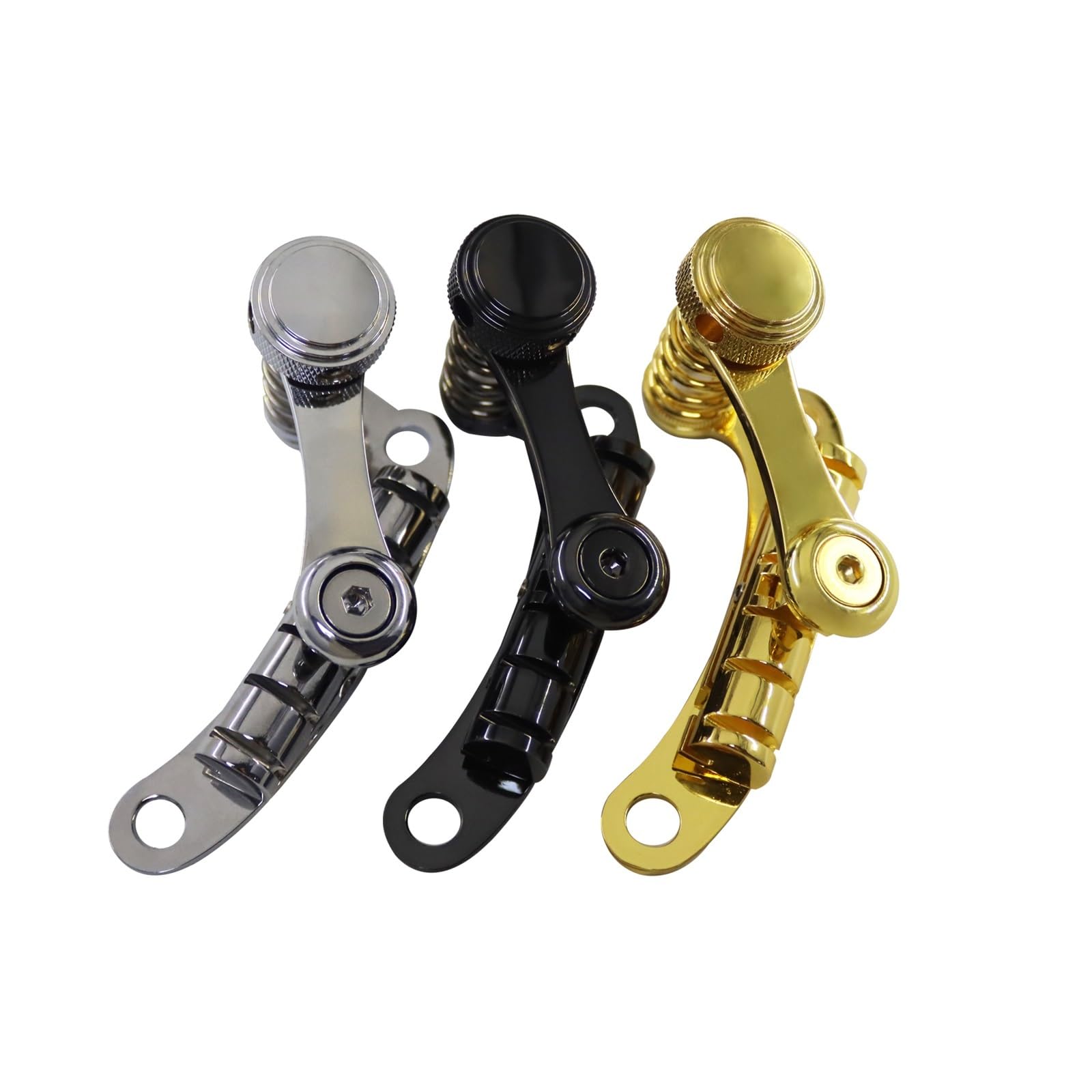 Tune-O-Matic Roller-Gitarrensteg mit Tremolo-Saitenhalter, Schwarz