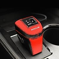 Vista 12 de XITER Cubierta de Perilla de Palanca de Cambios Automática de Cuero, Fundas Protectoras de Palanca de Cambios para Nissan Rogue 2014 2015 2016