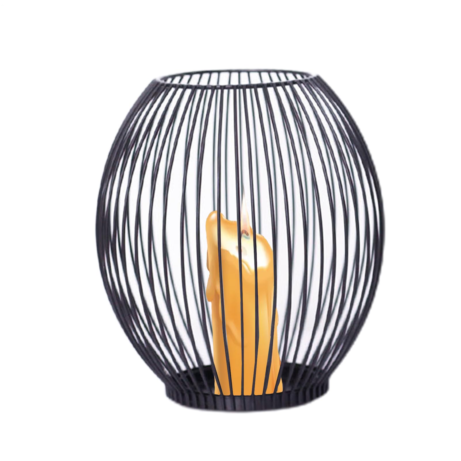 Porte-bougie en mailles pour illuminer vos tables de mariage et soirées d'été