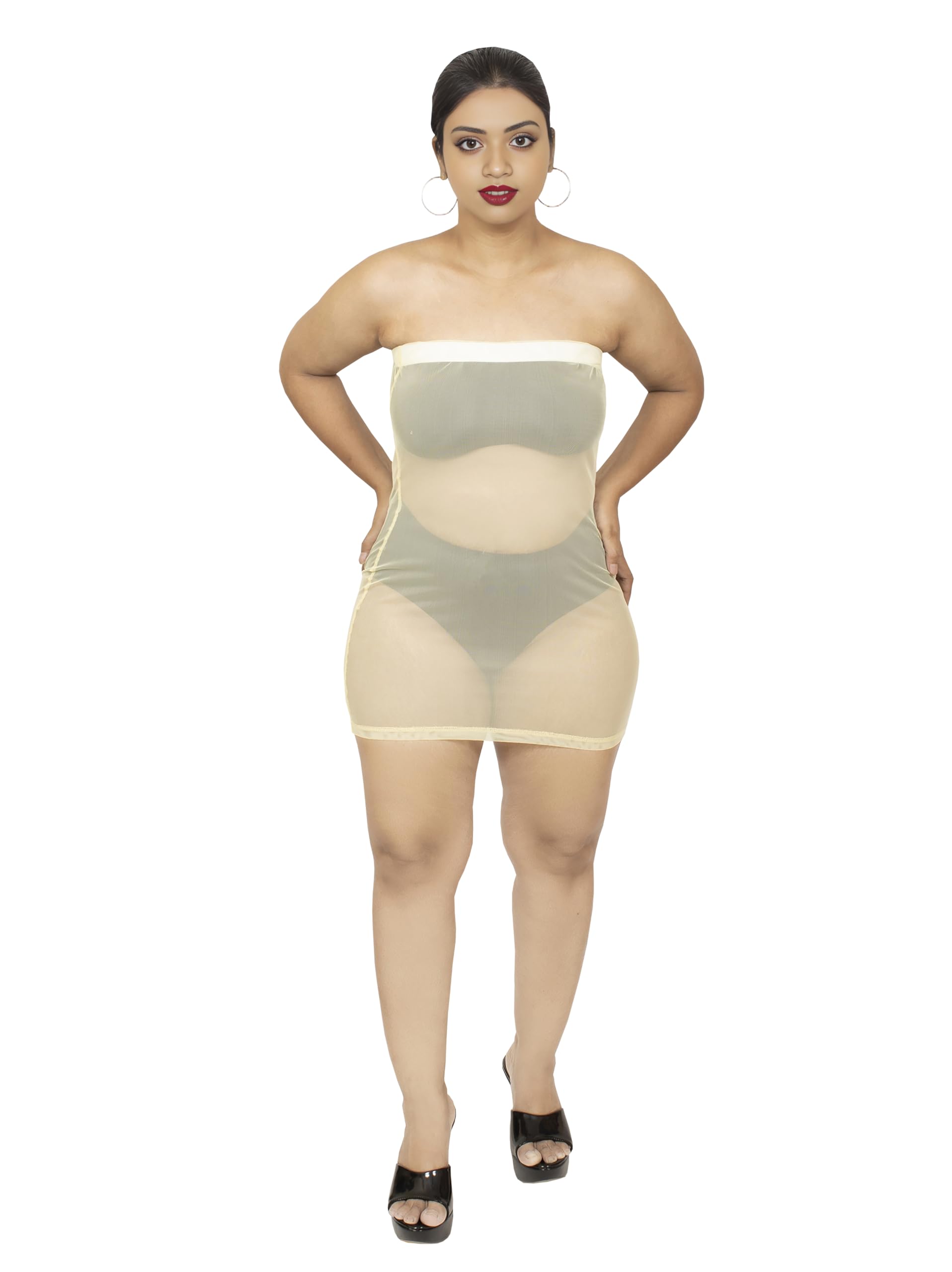 Versatile and Tempating One Piece Fitted Sleeveless Tube Bodycon-image-42