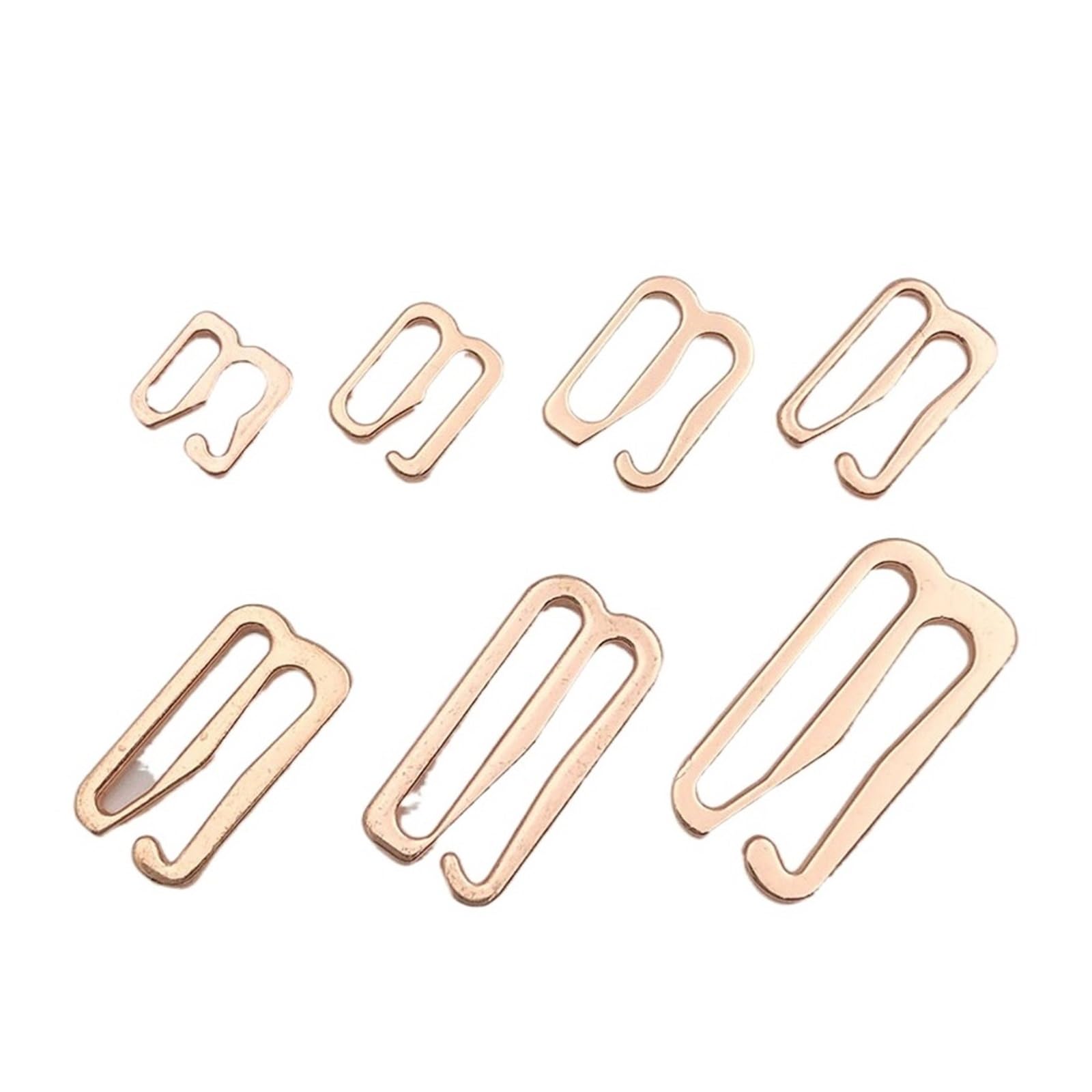 Metalen BH-bandje Haken - Goud 18mm - 10 Stuks - DIY Ondergoed Accessoires