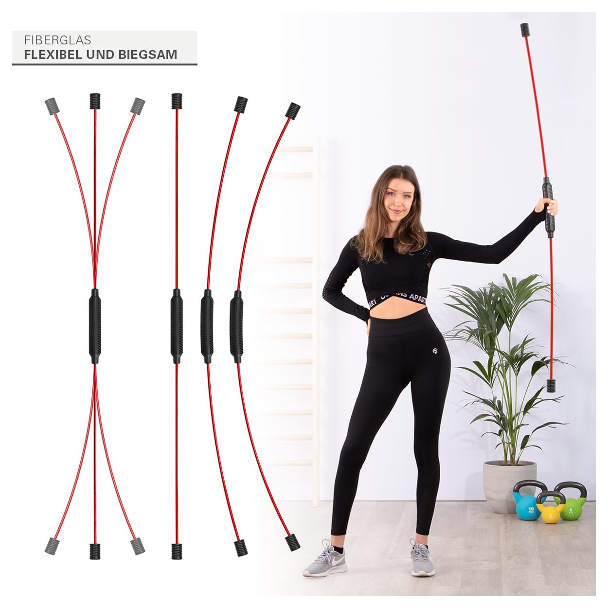 Palo oscillante Sport-Tec, 160 cm, Inclusa Borsa Sport-Tec