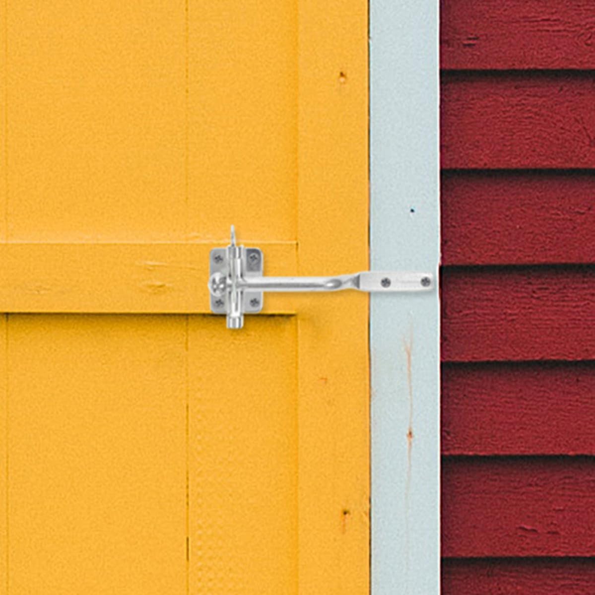 CALLARON Carbon Steel Gate Lock with Automatic Locking Mechanism and Collision Lock Design for Fence and Gate Use on Farms and Pet Enclosures Outdoor Security
