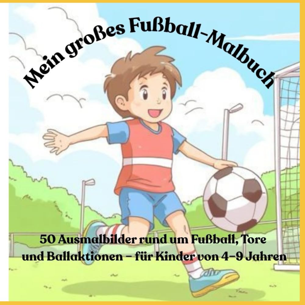 Mein grosses Fussbal Malbuch