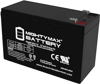 Amazon.com: Mighty Max Battery 12V 9Ah SLA Replacement Battery for