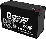 ML9-12 - 12 Volt 9 AH, F2 Terminal, Rechargeable SLA AGM Battery,Pack of 1
