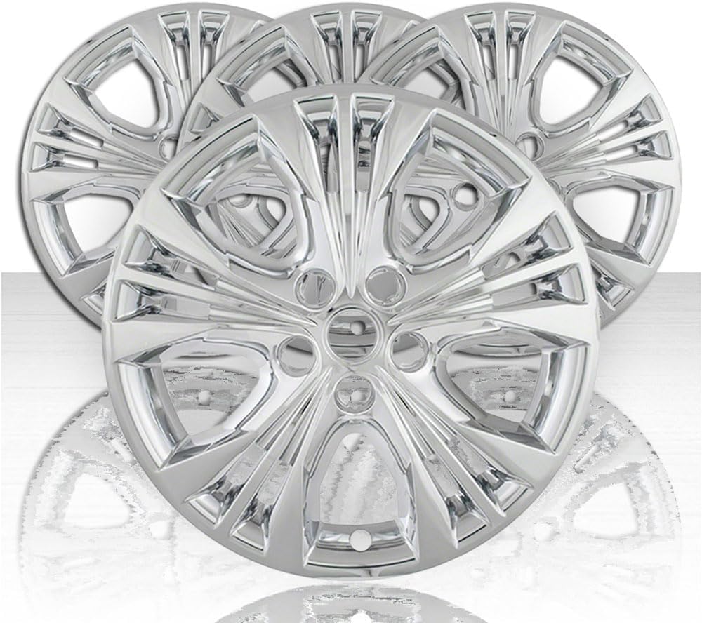 Upgrade Your Auto Set of Four 18' Chrome ABS Wheel Skin Covers for Chevy Impala 2014-2020