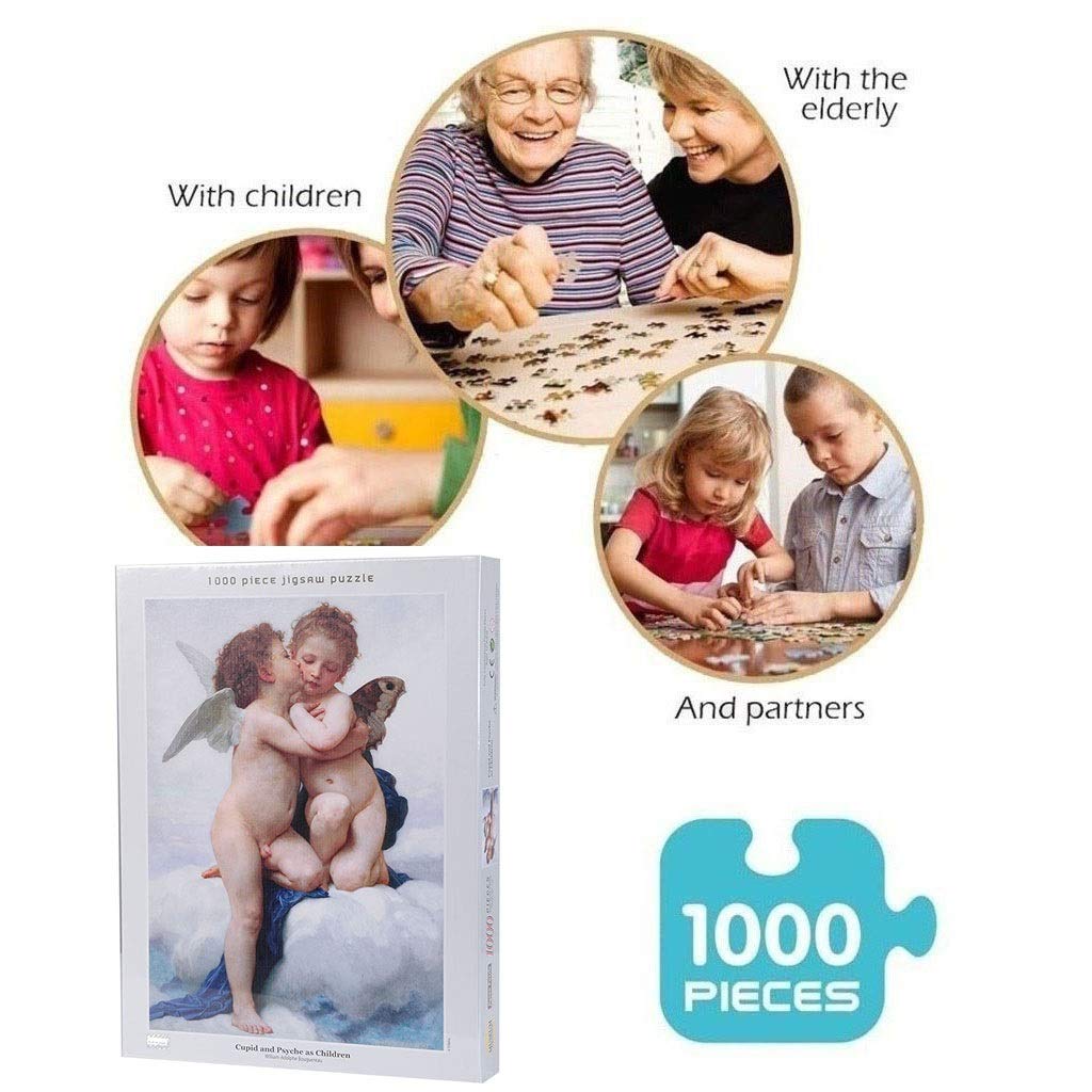 Puzzles, Puzzle 1000 Pezzi, Cupido E Psiche Angelo, Giocattoli Educativi