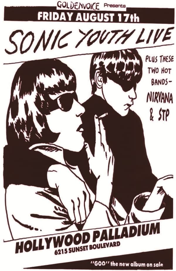 Sonic Youth Goo - Póster decorativo (28 x 43 cm)