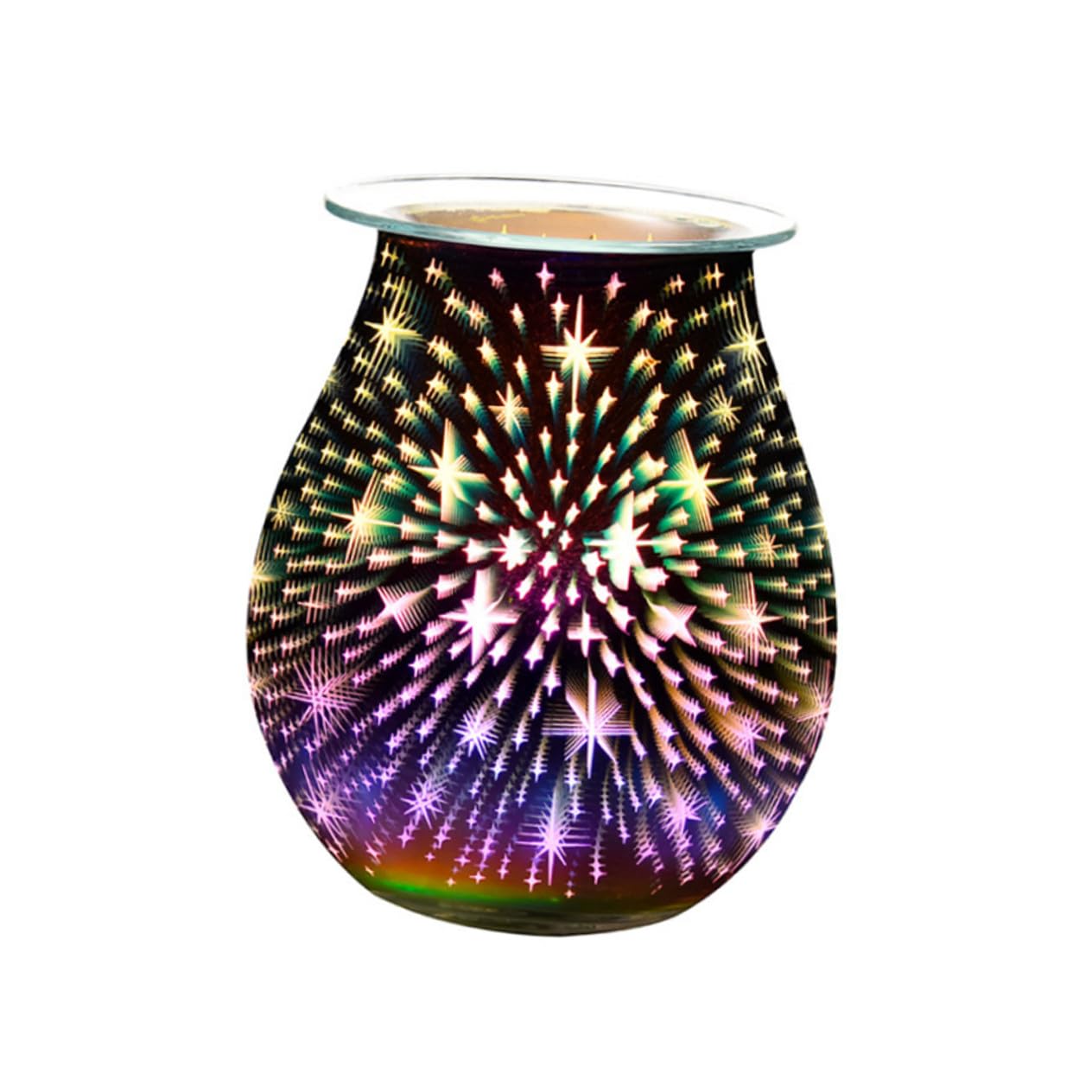 Verre Lampe à Parfum 3D Ac220v pour Bougies Parfumées