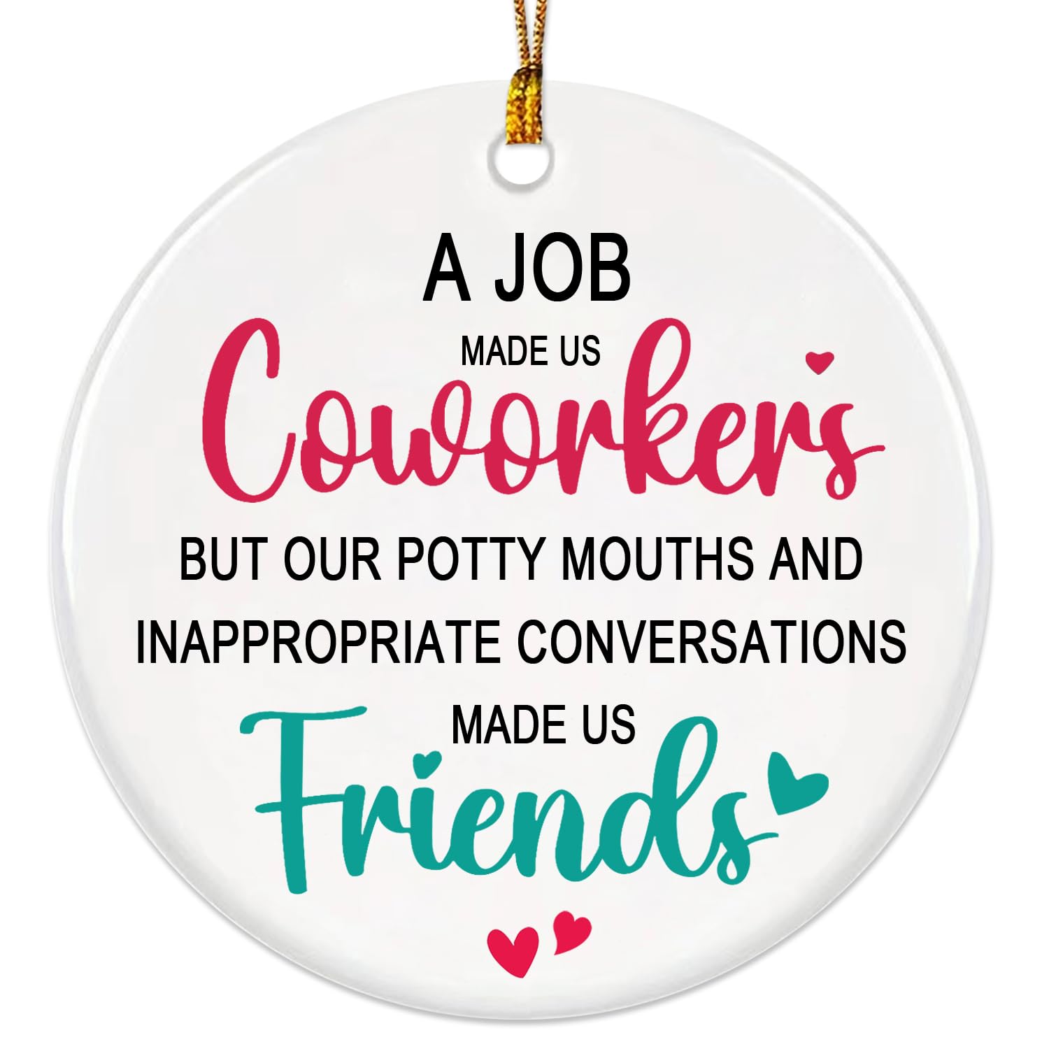 Coworker Ornament Funny, Christmas Coworker Gifts, Coworkers Ornaments