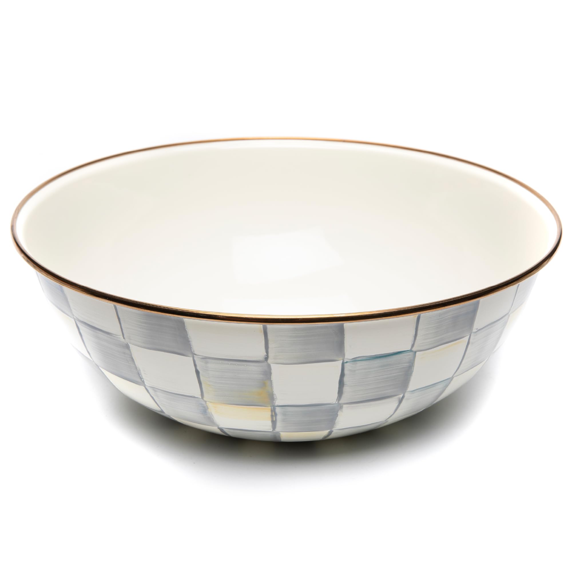 Amazon.com: MACKENZIE-CHILDS Enamel Everyday Bowl, Serving Bowl