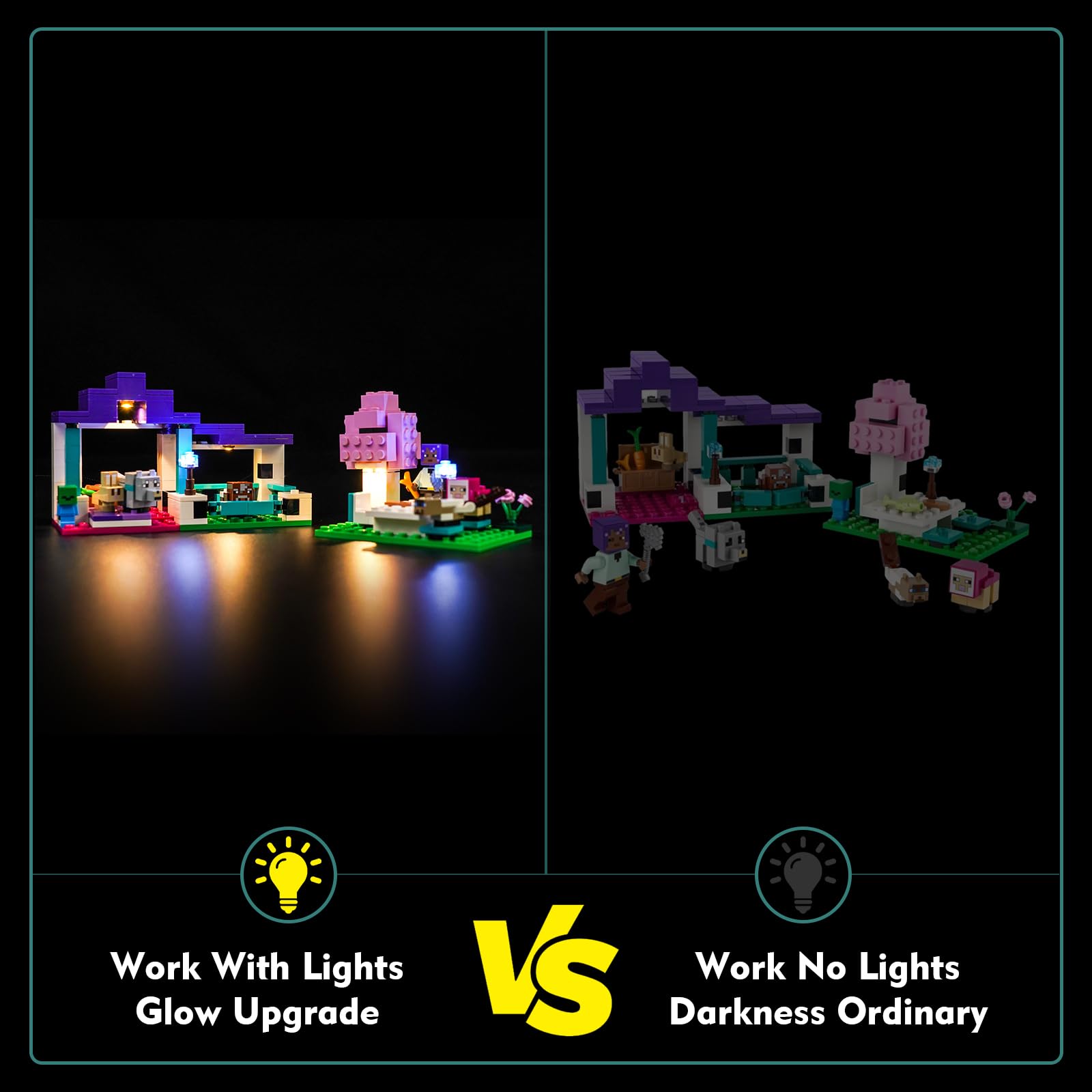 Light Kit for Lego Animal Sanctuary Lighting Set for Lego 21253 Minecraft The Animal Sanctuary - Not Include Models, Just Light Kit - Image 3