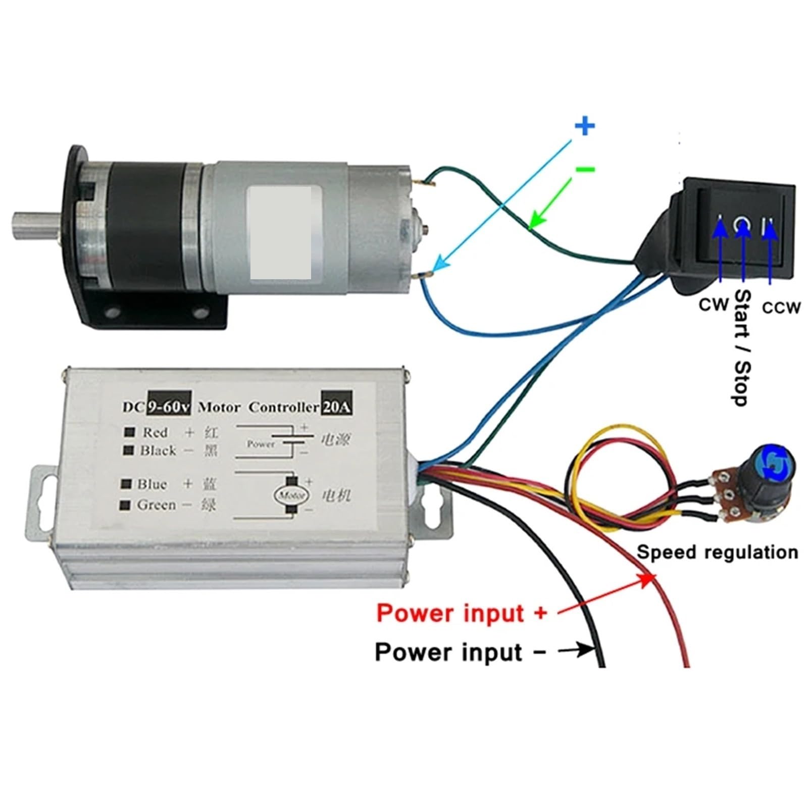 Silnik z przekładnią planetarną DC 36 mm, 555, 12 V, 24, PWM, regulacja prędkości, zgodnie z ruchem wskazówek zegara, przeciwnie do ruchu wskazówek zegara, wysoki moment obrotowy, mikrowłókna, 81620