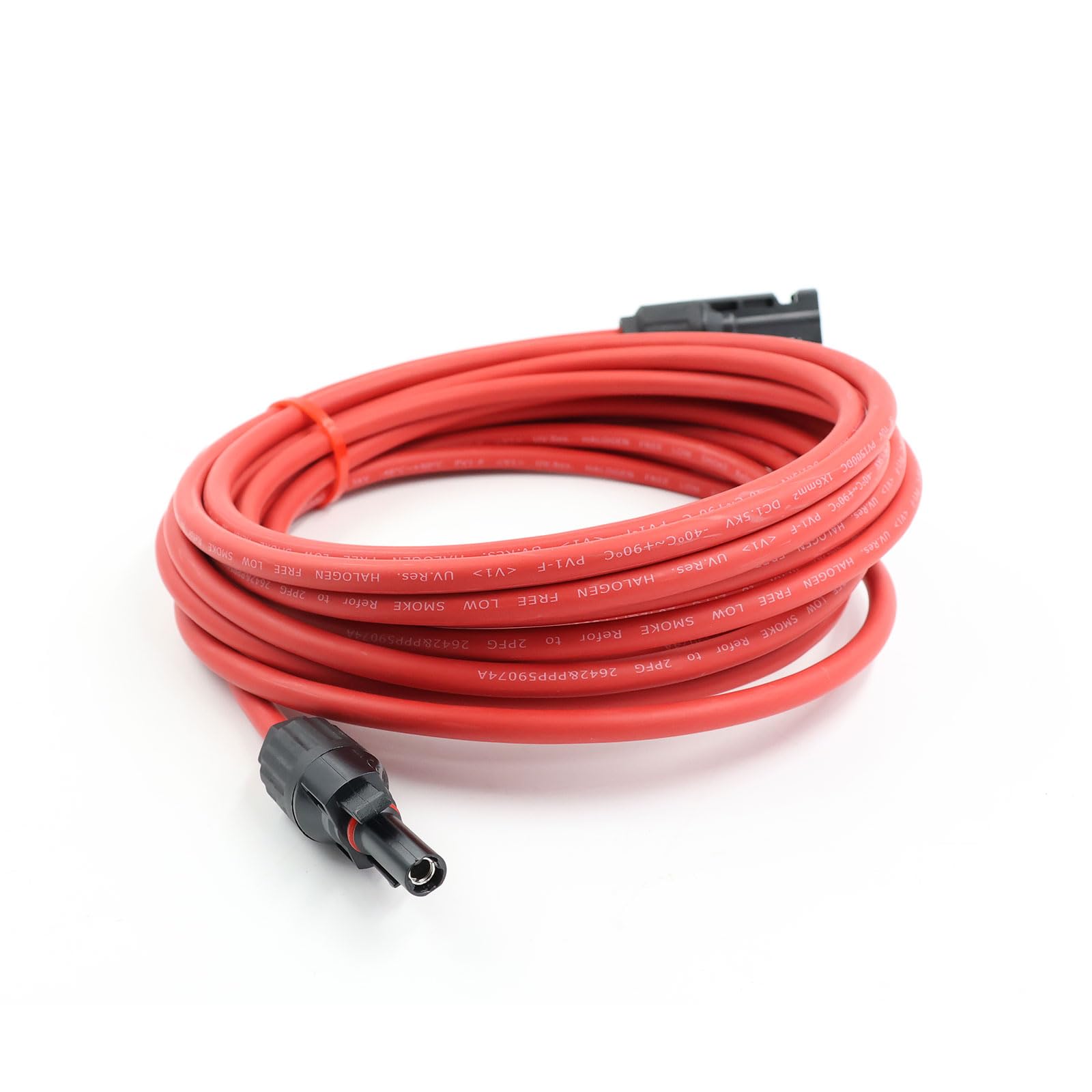 Rallonge de panneau solaire 6 mm² Rouge et noir 6 mm²