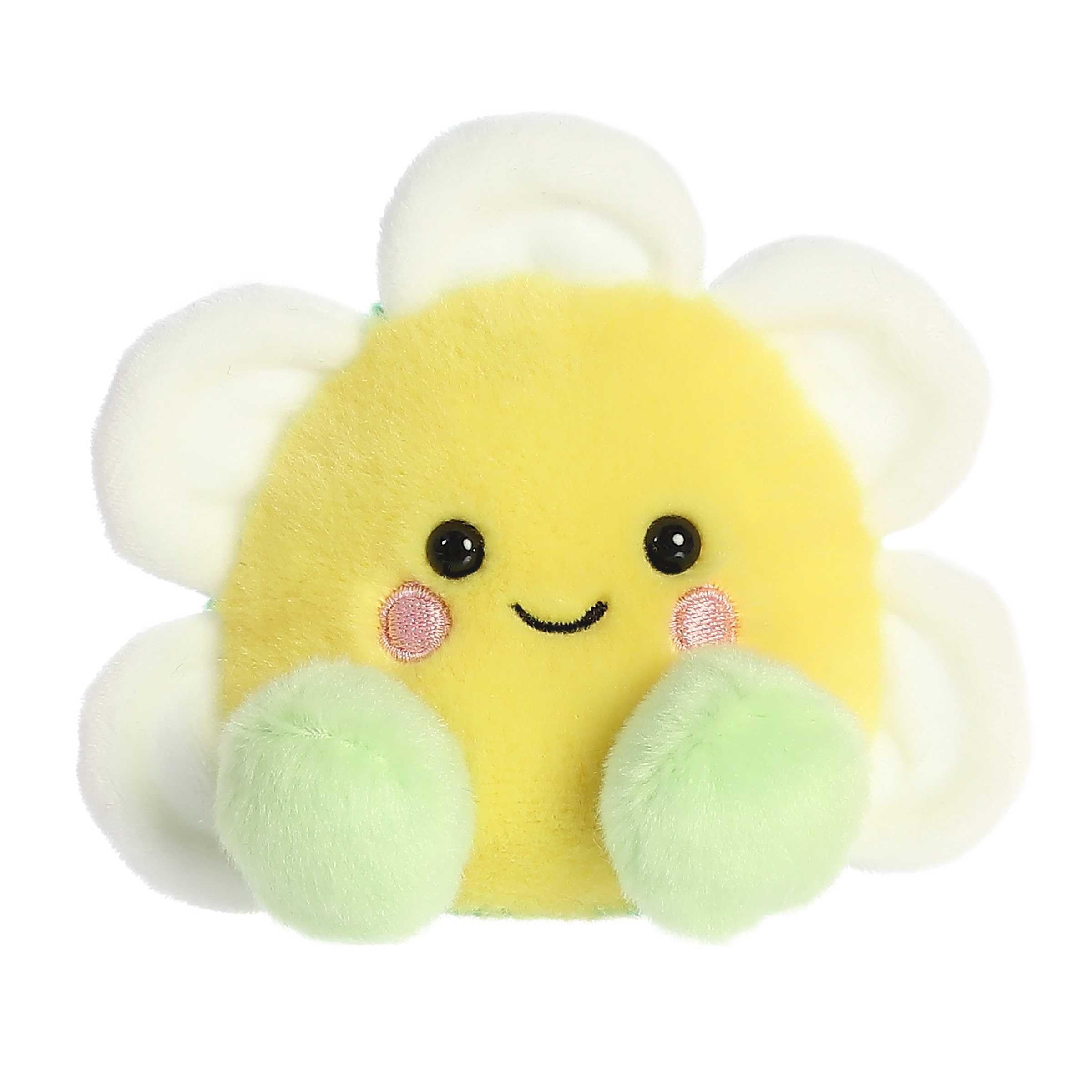 Aurora® Adorable Palm Pals™ Deon Daisy™ Stuffed Animal - Pocket-Sized Play - Collectable Fun - White 5 Inches