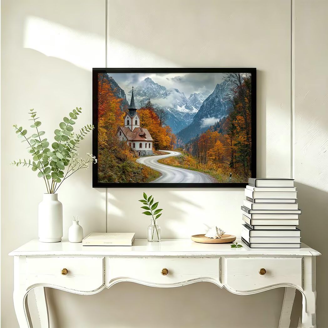 Kwadratowy obraz diamentowy 5D jesień 60x80cm-36485