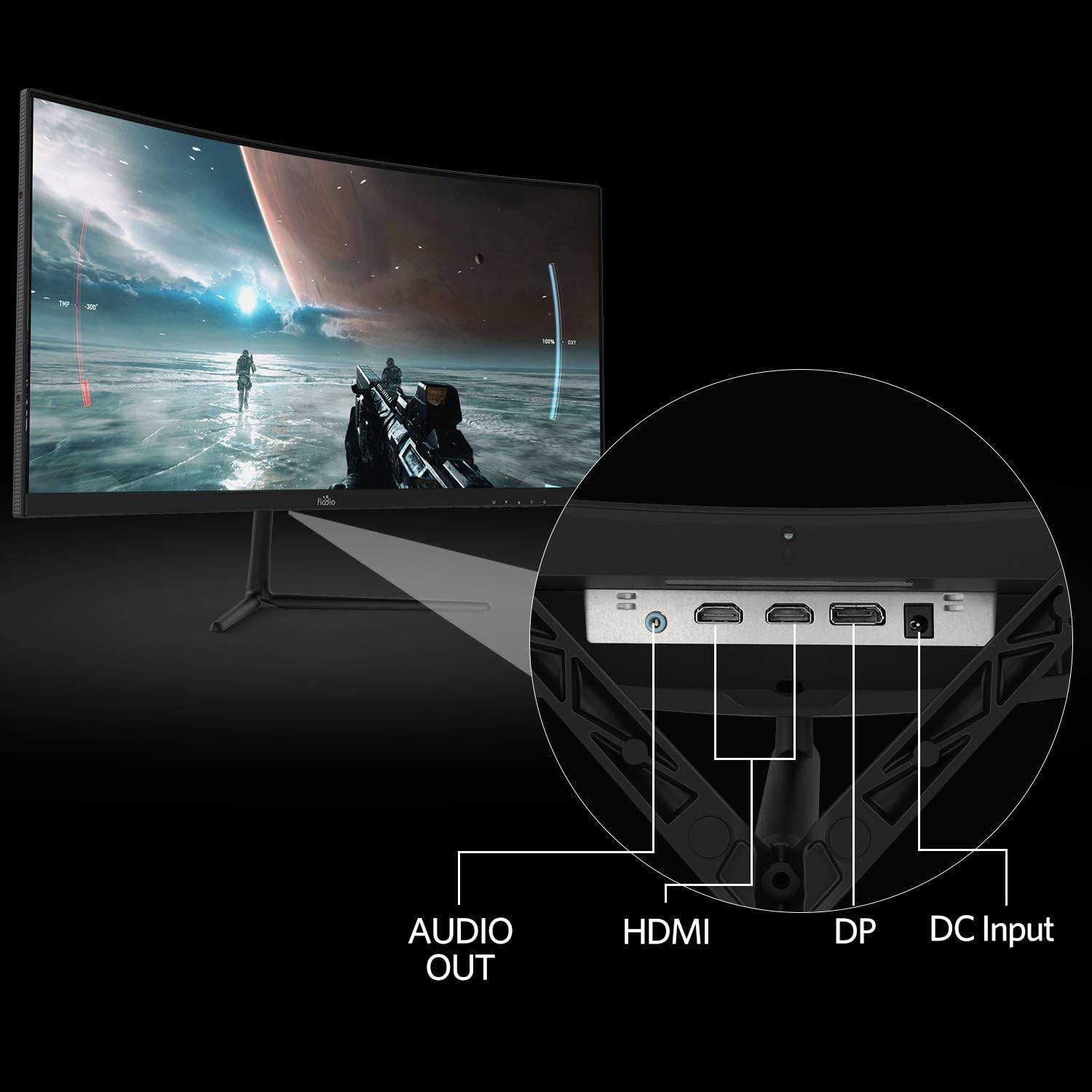 Onе-Dау Sаlе: Uр tо 50% оƒƒ 29 Curved 100Hz LED Gaming Monitor Full HD 1080P Ultra Wide HDMI DP Ports with Speakers, VESA Wall Mount Ready(DP Cable Included)