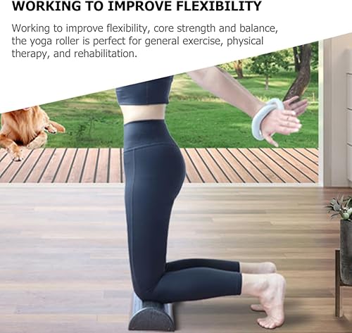 Miniatura 3 de Luxshiny Epp Semicircle Yoga Balance Roller for Pilates Exercise Physical Therapy Muscle Massage and Injury Yoga Supplies