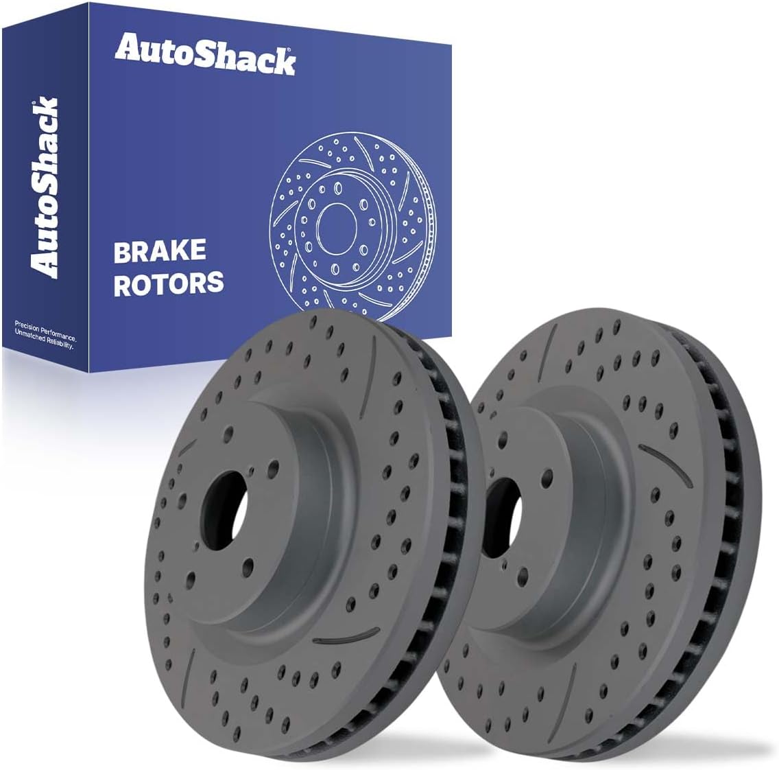 AutoShack Front Brake Rotors for Subaru, Forester 2019-2025 Outback 2020-2026 Crosstrek 2024-2026 Legacy 2020-2025 Impreza 2024-2026 WRX 2022-2025, AWD H4 2.0L 2.4L 2.5L - 12.4" (315 mm), 5-Lug