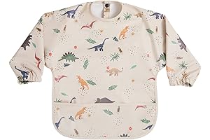 Waterproof Toddler Smock with Sleeves for Eating and Painting