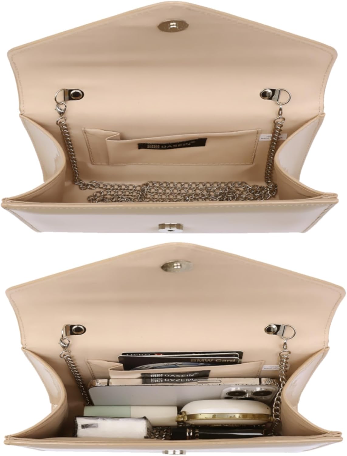 Dasein Women Glitter Evening Bags Formal Clutches Wedding Purses Party Dressy Clutch Purse Cocktail Prom Handbags - Image 4