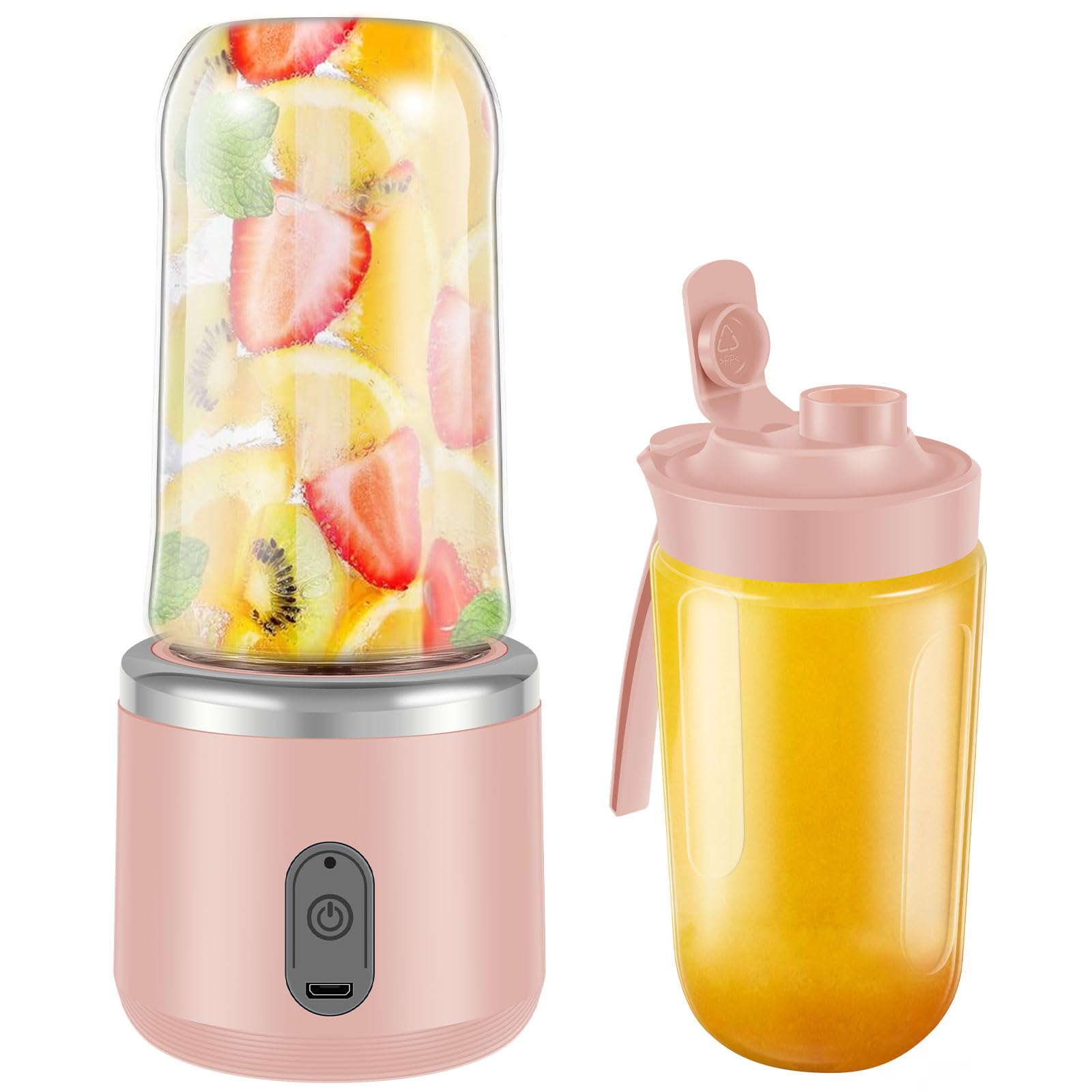 Mini Mixeur Portable BIZOI Avec écran LED - 500 Ml, 20 800 Tr/min, Rechargeable USB, Pour Smoothies Et Shakes - 10