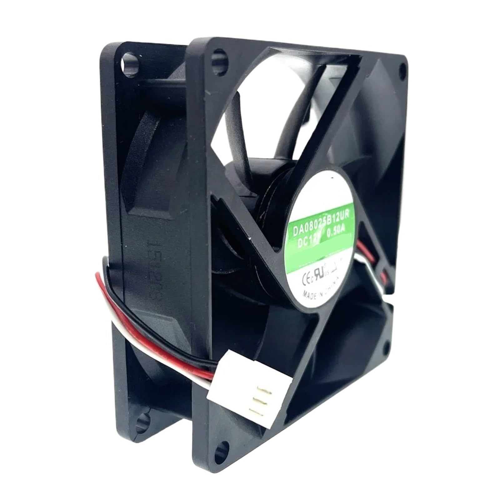 WEUSANXPL DA08025B12UR 8cm 8025 80x80x25mm 80mm Fan DC 12V 0.50A Cooling Fan