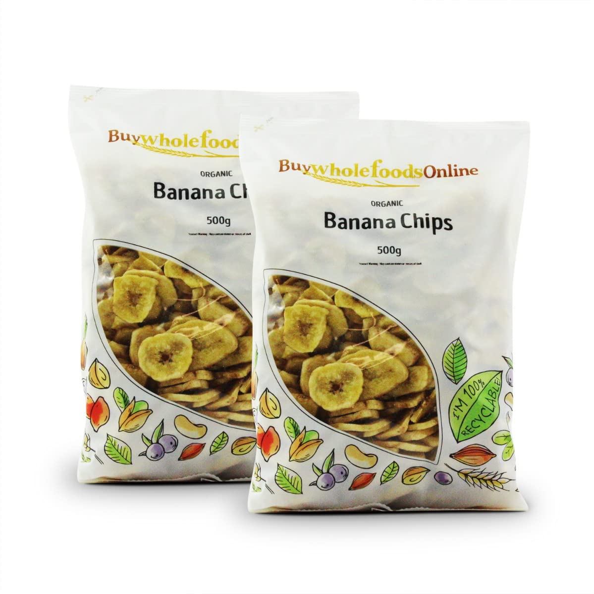 Organic Banana Chips 1kg (BWFO)