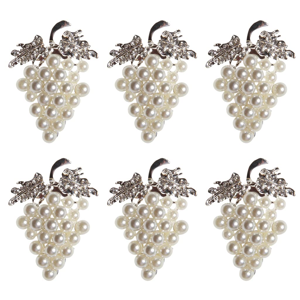 Xinsheinelry Napkin Rings Set of 6 Table Setting Centerpiece Decor Napkins Holders Napkin Rings Packs for Family Holiday Dinners Gold Bulk