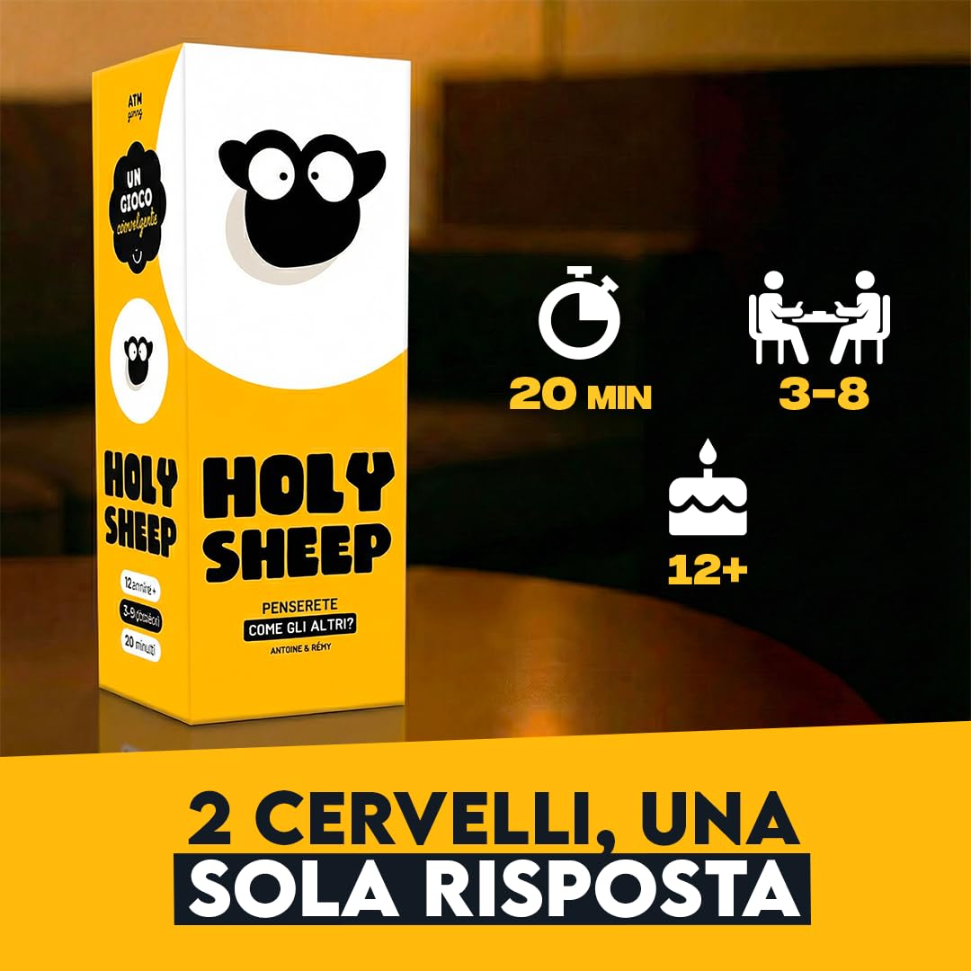 ATM Gaming QUICKSTOP Original + HOLY SHEEP + PILI PILI - Gioco da Tavolo per amici e famiglia - Gioc di Carte - Idea Regalo Originale