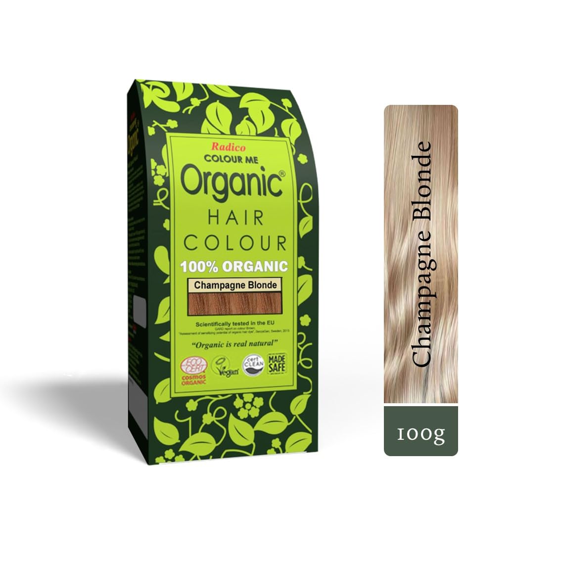 Colour Me Organic 100% Natural Hair Dye (Champagne Blonde)