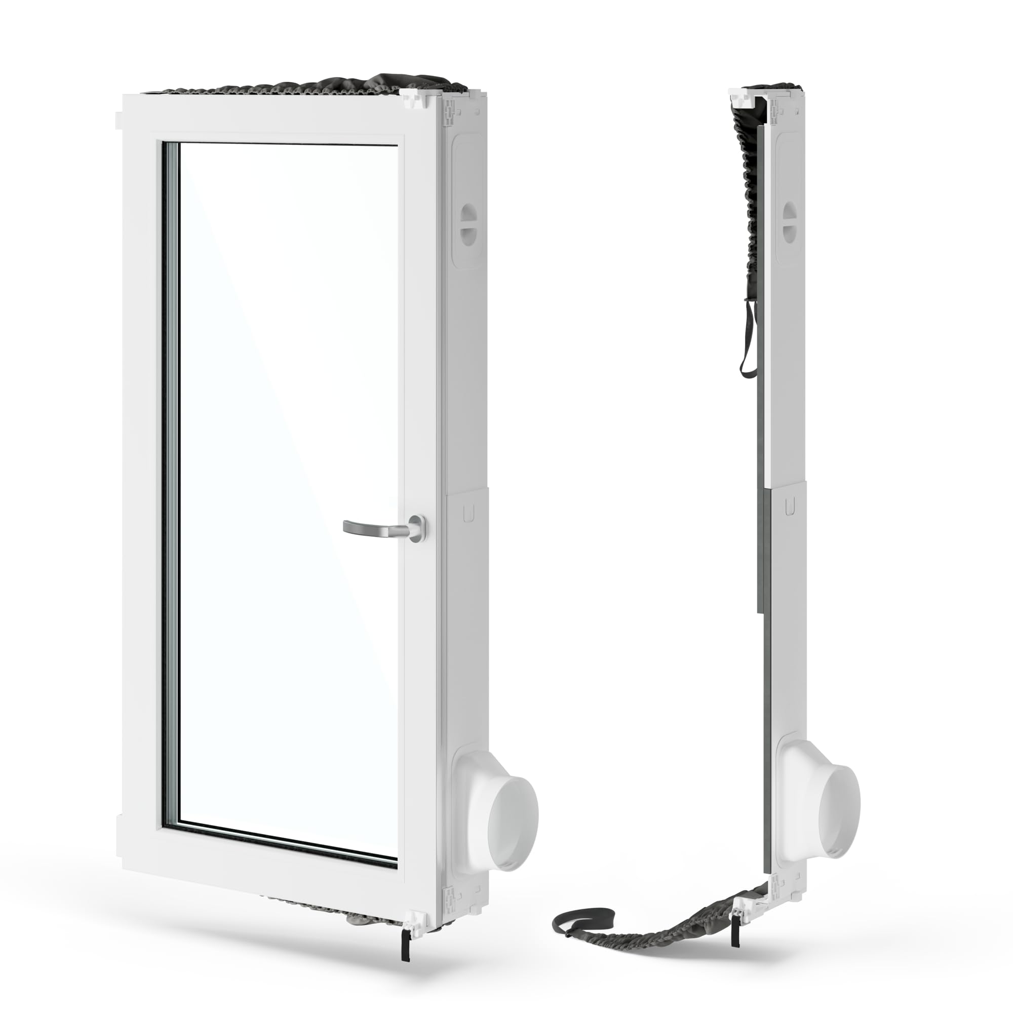 AEG AWKIT5 Premium Window Kit – Fensterabdichtung für portable Klimageräte (15 cm Schlauch)