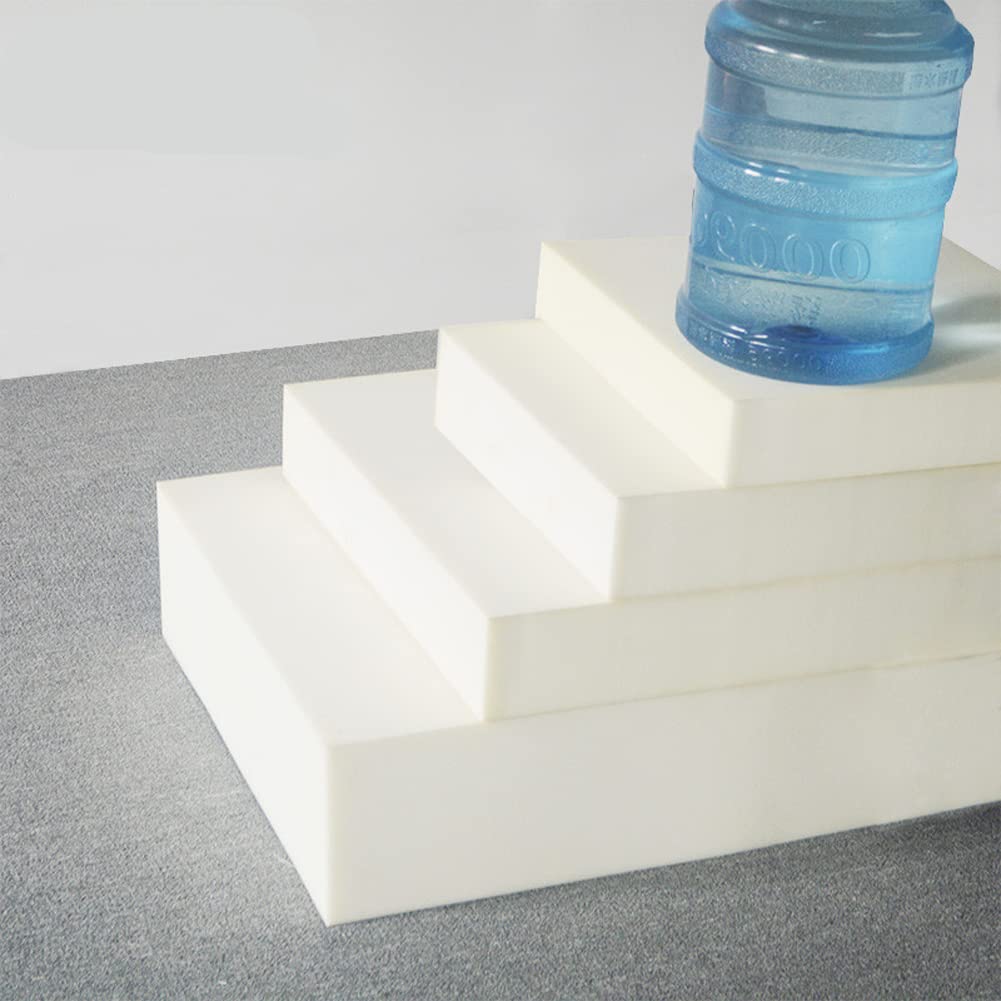 Almohadilla de espuma de alta densidad para tapicería de sofá rectangular cuadrado, ideal para cama, colchón, banco y silla, almohadilla de espuma de alta calidad