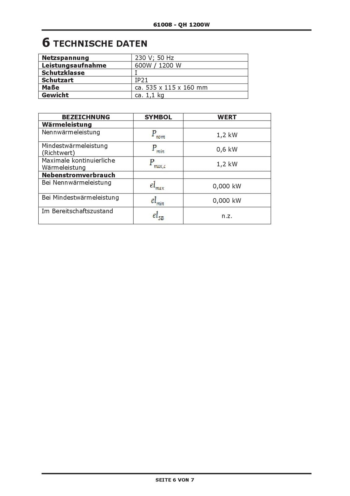 DEMA Wickeltisch Heizstrahler 1200 W – Wärmestrahler, Quarz-Heizer, Elektroheizer, Heizung, Babyzimmer & Kinderzimmer, sicher & effizient, ideal für Wickeltisch, Wärme & Komfort