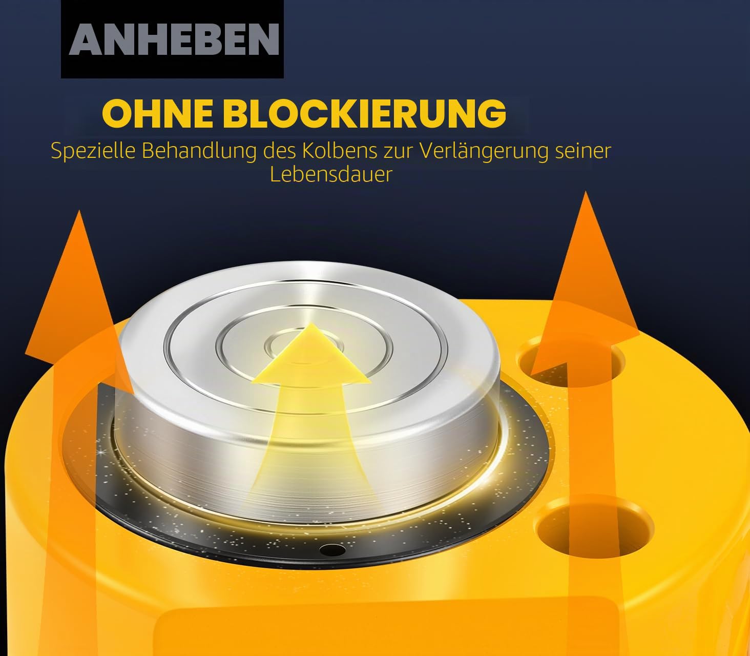 CGOLDENWALL Hydraulikzylinder 20T mit pumpe CP-180 für Gebäude und Brücken | Passt in Enge Räume, Arbeitet in Jeder Position zum Heben-Perfekt für Industrielle Wartungsarbeiten