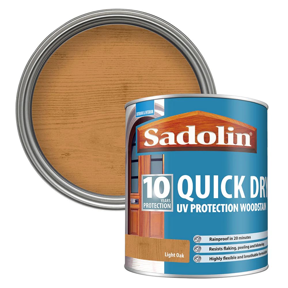 Sadolin Quick Dry UV Protection Woodstain - Light Oak - 2.5L