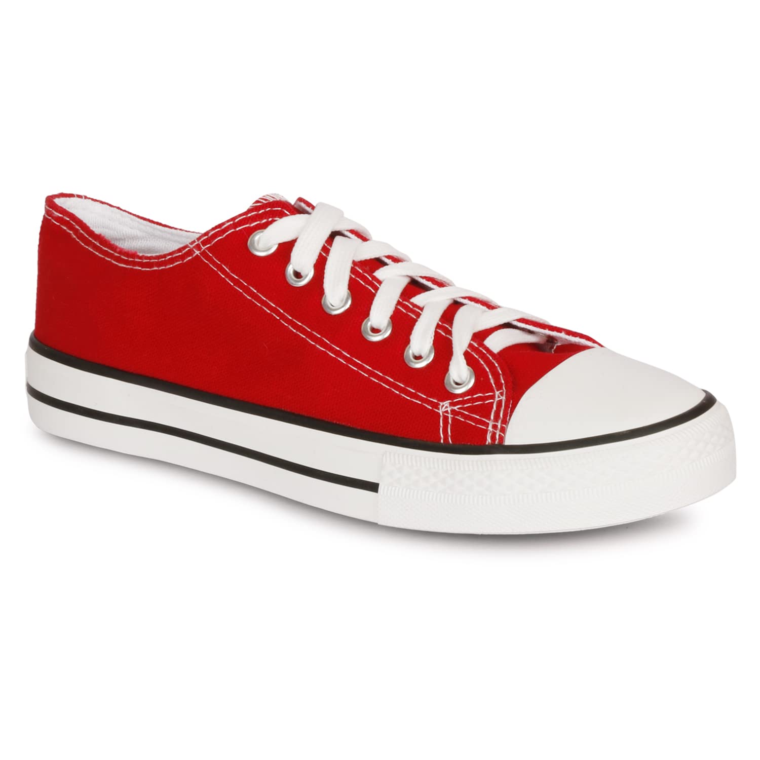 Women’s Comfortable Lace-Up Sneakers | Classic Low-Top Canvas Casual Shoes for Walking, Running, Tennis, Gym, Travel & Everyday Wear-image-23