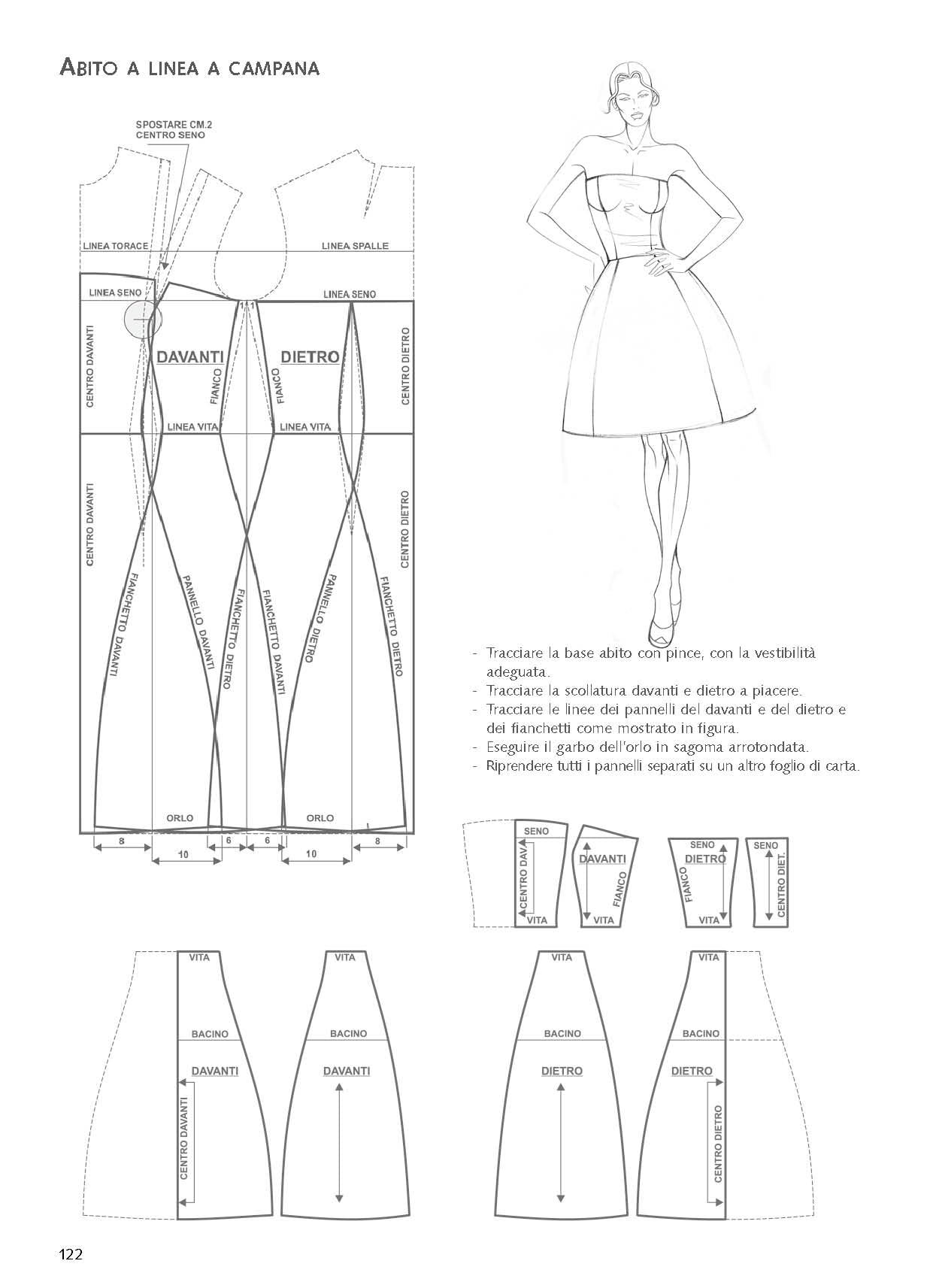 La tecnica dei modelli uomo-donna. Come realizzare abiti, giacche e gilet, tute, intimo, corsetteria. Ediz. ampliata (Vol. 2)