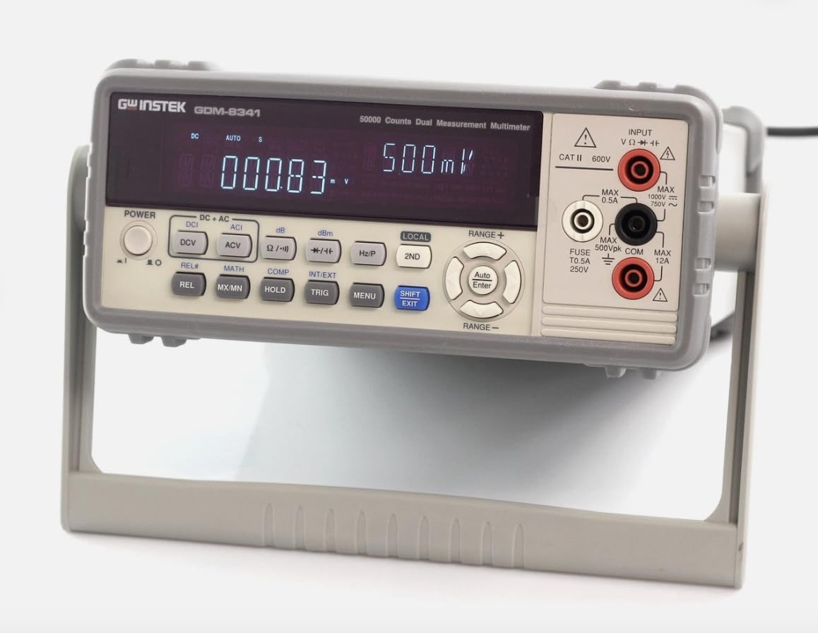 Tisch-Digitales True RMS Multimeter GDM-8342 GDM-8341 Dualmess Multimeter Automatische Bereichsumschaltung 50.000 Zähler VFD Anzeige 11 verschiedene Messfunktionen (GDM-8341)