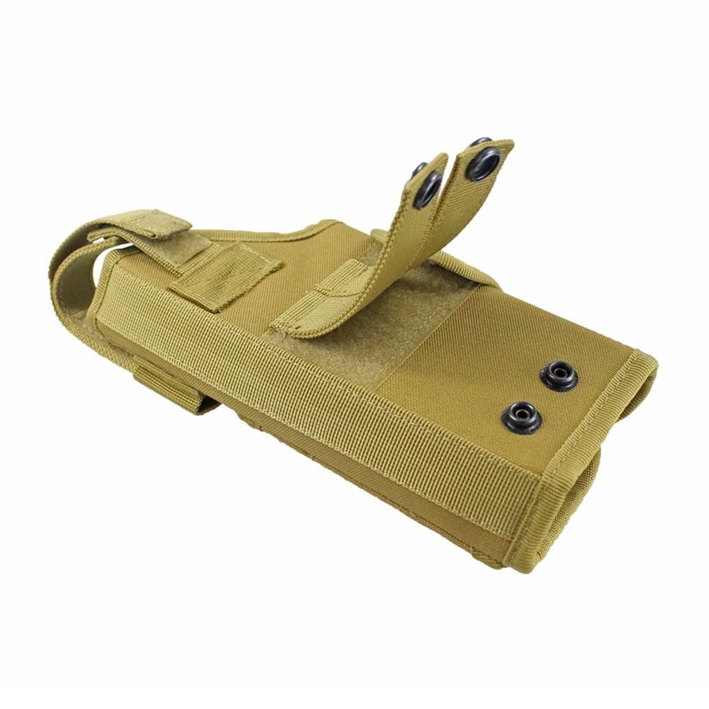 Kabura pistoletowa dla osób praworęcznych, 1-częściowa, regulowana, 20x9 cm, kabura do paska, do airsoftu, paintballu i treningu taktycznego