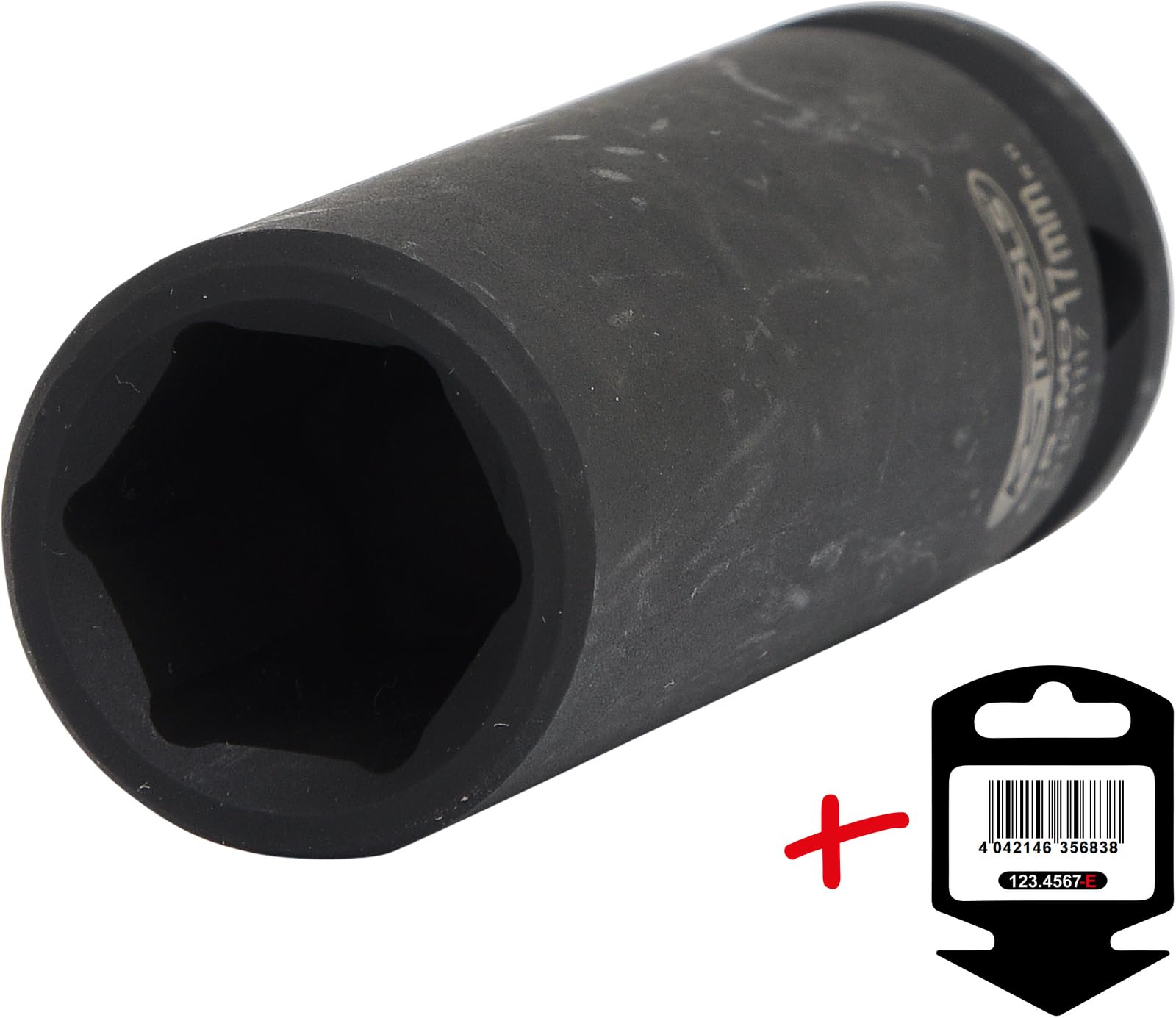KS Tools 1/2 Inch Hexagonal Impact Socket, 17 mm, 515.1117/E - Image 2