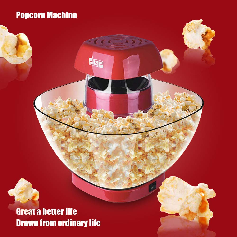 Palomiteros Máquina de palomitas de maíz automática Hogar eléctrico Calefacción de maíz Campestre Snack Niños Dan You Máquina de palomitas Palomitero (Color : 1)