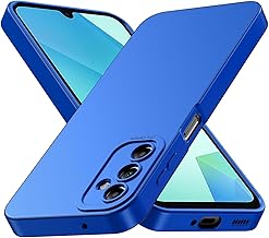 Tenphone Coque pour Samsung Galaxy A16 5g, Coque Samsung A16, Housse Etui de Protection en Silicone Souple,Cover Antichoc avec Protege de Camera,Compatible avec TPU (Bleu, Samsung A16 4G / 5G)