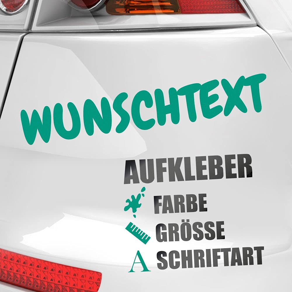 Kiwistar Adesivo Personalizzato Per Auto – Resistente E Laminato – Scegli Colore E Dimensioni - 3