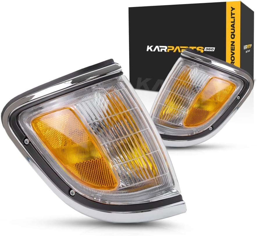 For 1995 1996 Toyota Tacoma Pair Park/Signal/Side Marker Lights Driver and Passenger Side 2WD; park/marker combo; bright TO2520142 TO2521142 | 81620-04020 81610-04020