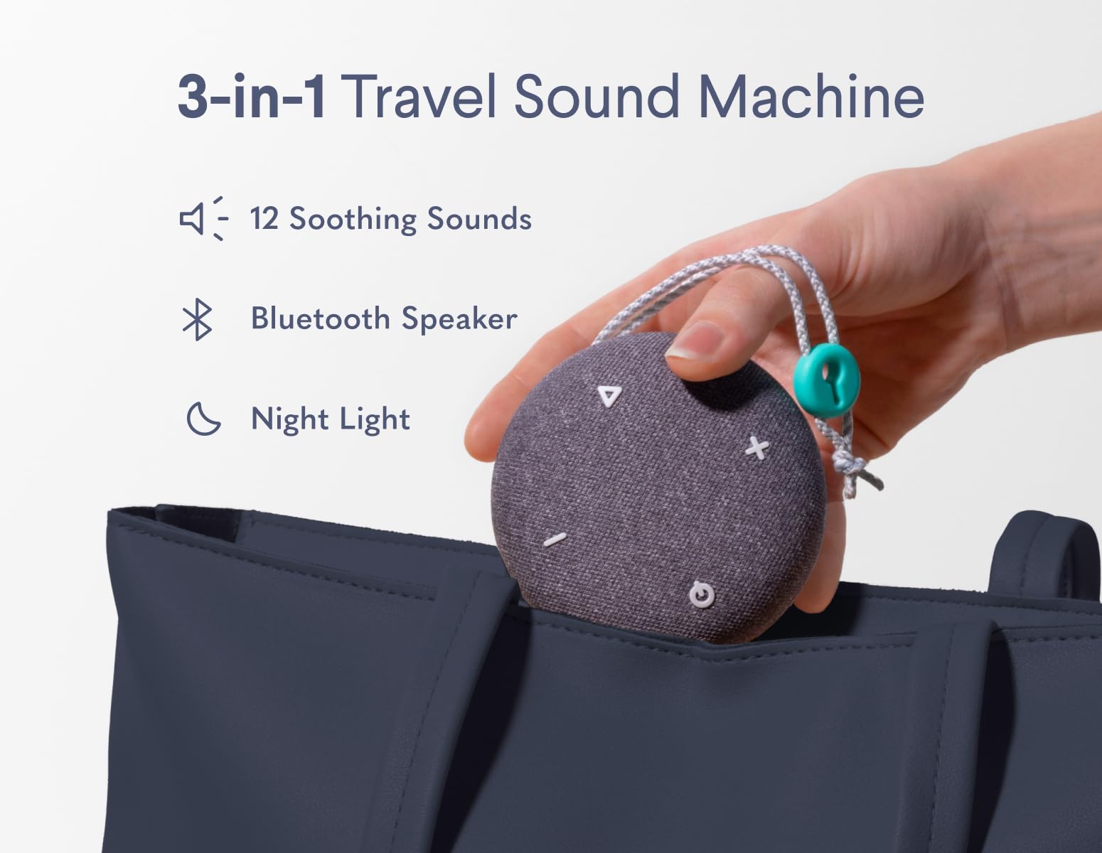 SNOOZ Original Smart White Noise Sound Machine, Real Fan Inside for Sleep thumbnail 13