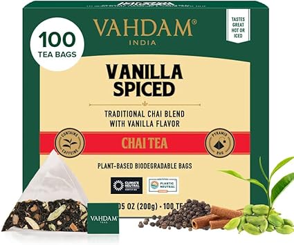 Té Chai con Vainilla y Especias 100 Saquitos