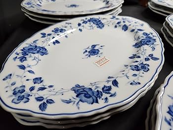 Amazon.co.jp: 美濃焼 ROYAL MEISSEN（ロイヤルマイセン）和皿 楕円皿